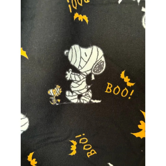 Snoopy and Woodstock mummy Halloween drawstring pajama pants with pockets size L - Picture 3 of 13